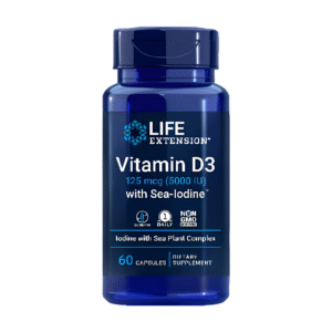 Vitamina D3 con yodo marino